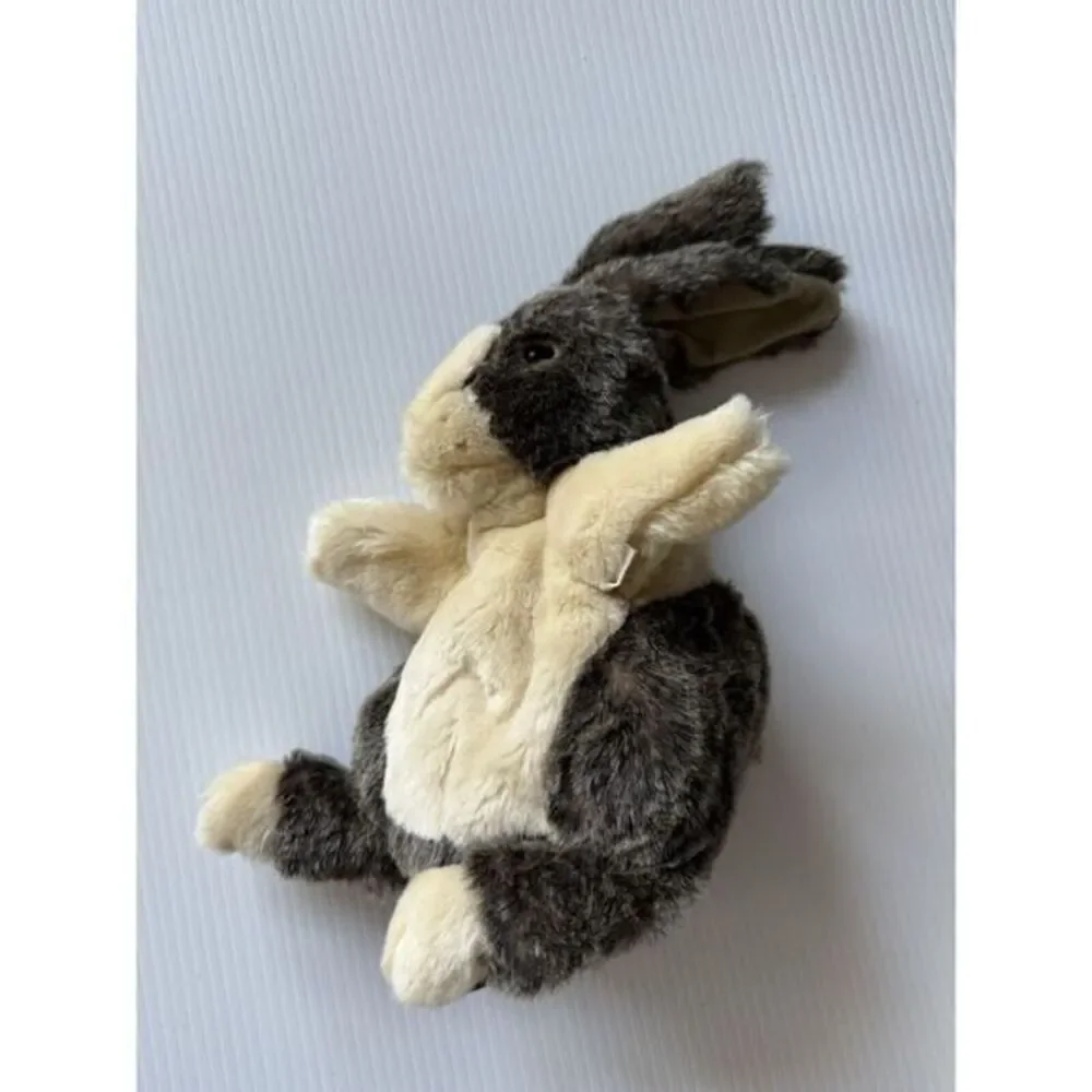 Folkmanis Dutch Rabbit Hand‎ Puppet Bunny Plush Pretend Play